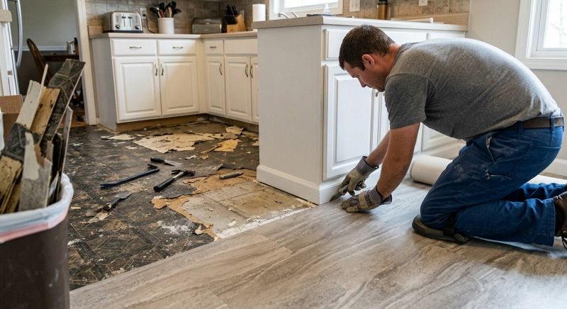 Linoleum Floor Installation in Cheltenham, MD