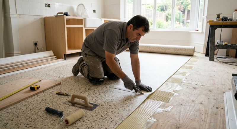 Linoleum Floor Installation in Lorton, VA