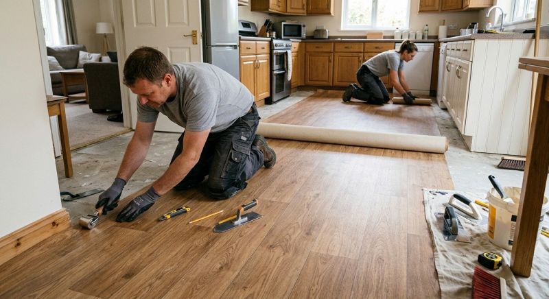 Linoleum Flooring Replacement in Fort Washington, MD