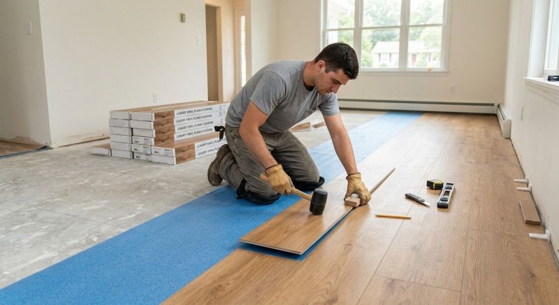Lvt Flooring Installation in Clinton, MD