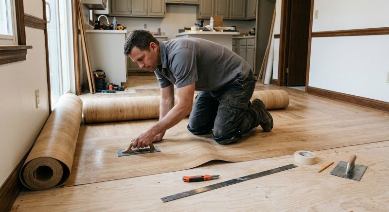 Sheet Flooring Installation in Great Falls, VA