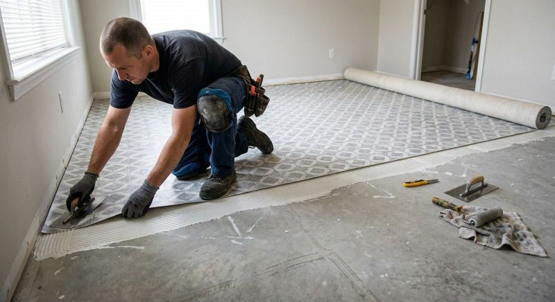 Sheet Flooring Installation in Vienna, VA
