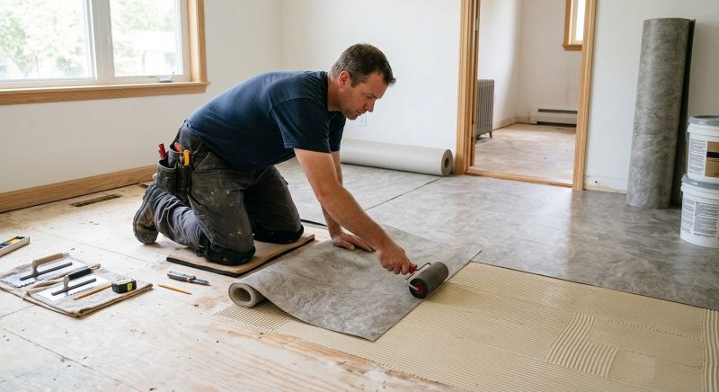 Sheet Vinyl Installation in Suitland, MD